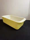Speckled Dessert Dawn Yellow Vintage Pyrex Bread Loaf Pan 213 1 1/2 Qt