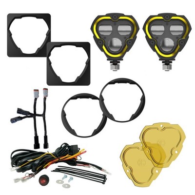 KC HiLiTES 97155 Flex Era 3 LED FOG 2-LIGHT KIT for 10-24 4Runner/Tacoma/Tundra