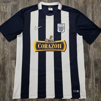 2015 Nike Alianza Lima Home Soccer Jersey Teofilo Cubillas Men L