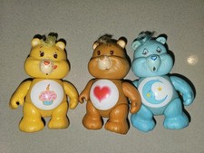 Vintage Kenner 1980s Care Bears Poseable - Birthday  Tenderheart  Bedtime