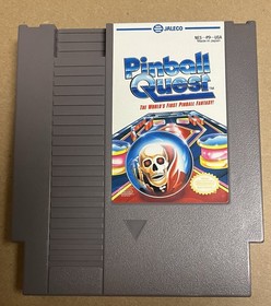 PINBALL QUEST Game complete with Box & Manual Nintendo NES