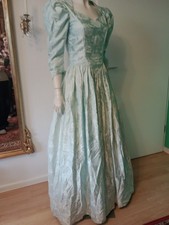 Antikes Abendkleid Gr,38 Hellblau Historische...