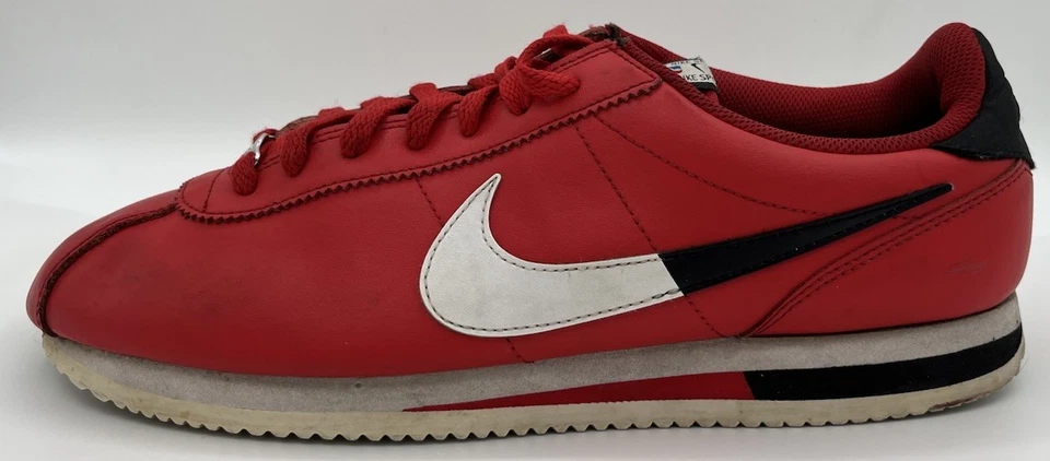Nike Cortez NBA SE Red White Black Running Shoes Rare CI1047-600 Mens Size 12 - Image 3 of 4