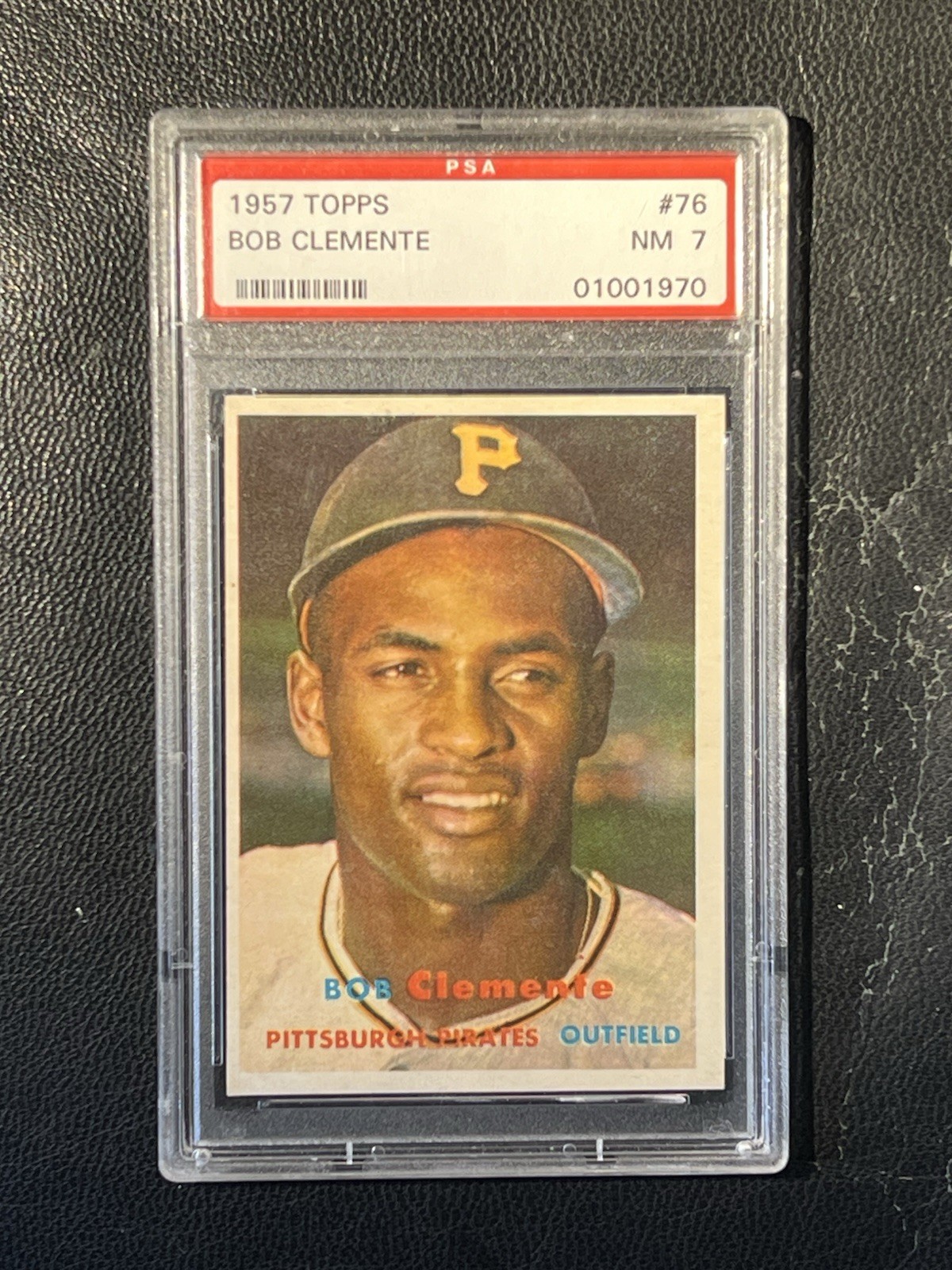 ROBERTO BOB CLEMENTE 1957 Topps PSA 7 NM 76