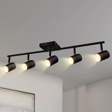 Track Lighting Kit, Kitchen Lighting Fixtures Ceiling, 5 Light Track Lights, ...