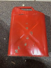 VTG USMC 5 Gallon Metal DOT 5L 20-5-72 DOT Red Jerry Can With Bracket