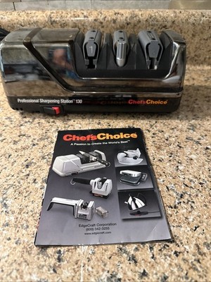 Chefs Choice Professional Sharpening Station 130 Knife Sharpener - Tested Works