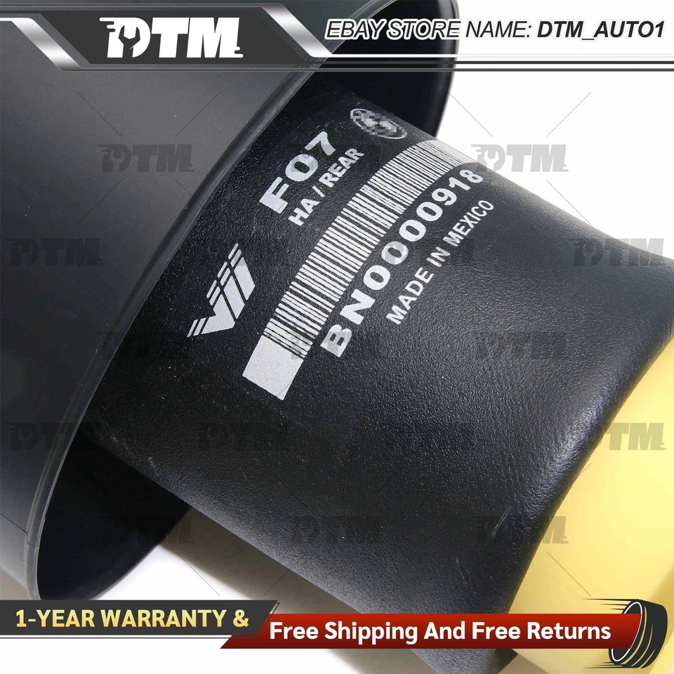 2 peças sacos de mola de suspensão a ar traseira para BMW F07 F10 F11 535i 550i GT 2010-2017 - Imagem 4 de 4