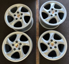 Porsche Hollow Spoke Wheels 18 993 C4S Turbo C2s Widebody Rare