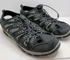 Eddie Bauer Men s Sport Hiking Sandals Black Gray Outdoor Trail Shoes US 10