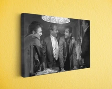 Goodfellas Vintage Gangster Canvas Print - Black and White Mobsters Wall Art