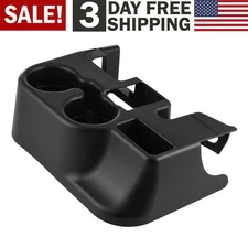 Fits For 2003-12 Dodge Ram 1500 2500 3500 Center Console Cup Holder Matte Black