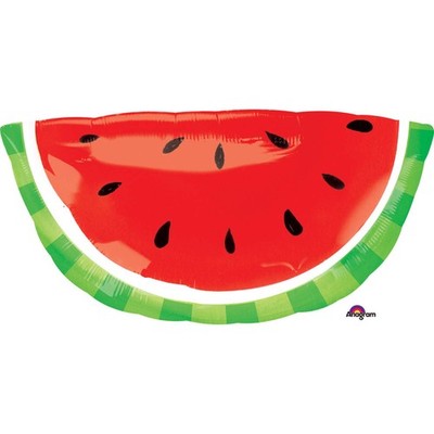 Ripe Watermelon Shaped 32'' Mylar Balloon