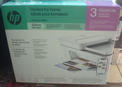 HP DeskJet 4255e Wireless All-in-One Color Printer Scanner Copier NEW