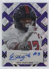 2022 Leaf Metal Draft Portrait Purple Wave 20/20 Erik Ezukanma #PA-EE1 Auto 14im