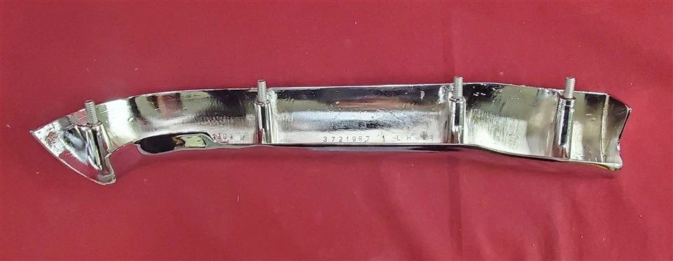 Nuevo de Lote Antiguo 1956 Chevy Nomad Bel Air 150 210 Barra de Capó Guardabarros Rejilla Extensión Moldura L Foto 3 de 4