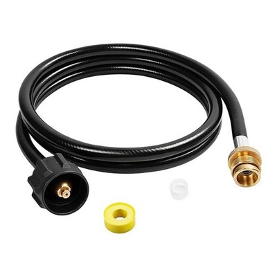 6 Fuß Propan Adapter Schlauch mit Messing Brennerkopf Kit zum Heizen und Löten