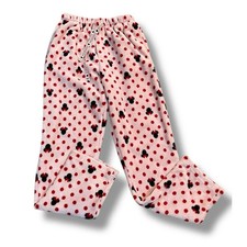 Disney Girls Pajama Pants Minnie Mouse Lounge Sleep Fleece Pants-Pink-XS 4/5 