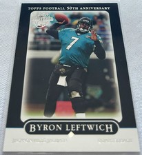 2005 Topps Football Byron Leftwich Jacksonville Jaguars Black Parallel #106