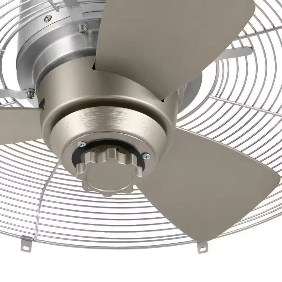 Hampton Bay Conyer 20 in. Indoor/Outdoor 3-Speed Fan Silver w/ Hanging Hook - Image 3 of 4