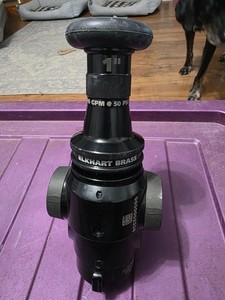 Elkhart smoothbore fire nozzle 1.5" with 187XD 1" tip 210gpm@50psi