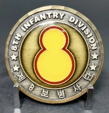 8th Infantry Division, ROK, Korea Army, Commemorative War, Challenge Coin
