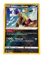 2022 POKEMON RADIANT HISUIAN SNEASLER 123/196 CARTA OLOGRAFICA BASE