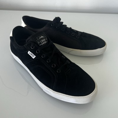 Lakai Mens Flaco Stevie Perez Black Suede Skate Shoes 7.5