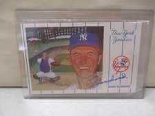 Johnny Blanchard New York Yankees Autographed Postcard