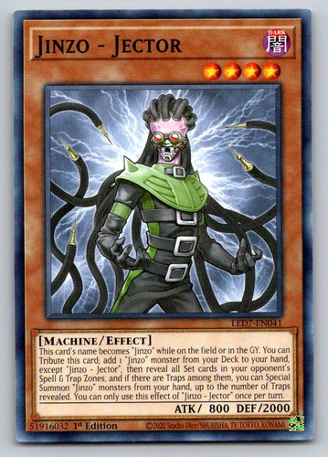 Jinzo - Jector LED7-EN041 Legendary Duelists: Rage of Ra