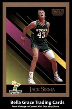 1990-91 SkyBox Jack Sikma #166 Milwaukee Bucks NHL Hockey 