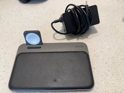 Nomad Goods Base Station Wireless Charger With Apple Watch Charger