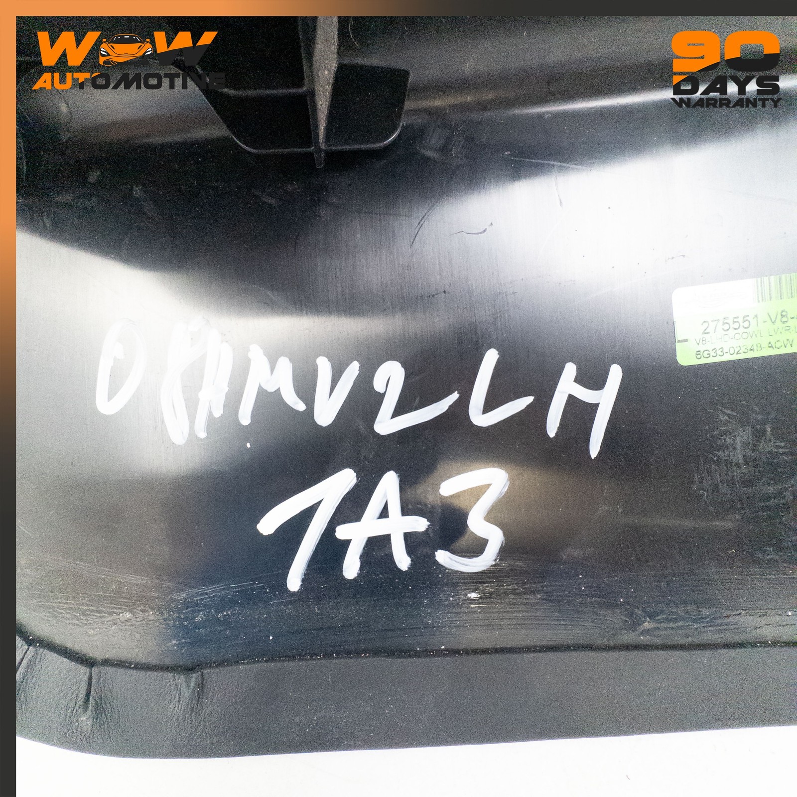 06-16 ASTON MARTIN V8 VANTAGE FRONT LEFT DRIVER SIDE KICK PANEL TRIM COVER OEM