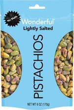 Wonderful Pistachio Lightly Salted Shelled Pistachios, 6 OZ