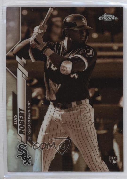 2020 Topps Chrome Sepia Refractor Luis Robert #60 0yj6