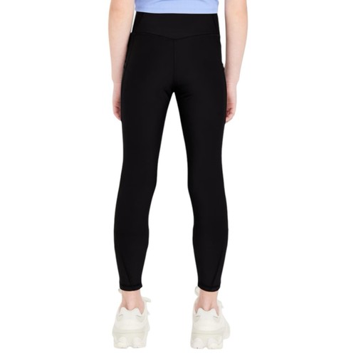 Old Navy Active Powersoft Leggings High Rise Go Dry Girls XL 14 16 Black Pockets - Picture 4 of 23