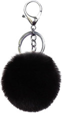 Pom Pom Keychain Artificial Fur Ball Keychains Fluffy Tote Pendant Car Bag Charm