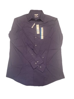 Merona Men's Large Slim Fit Purple Button Up Shirt NWT | eBay