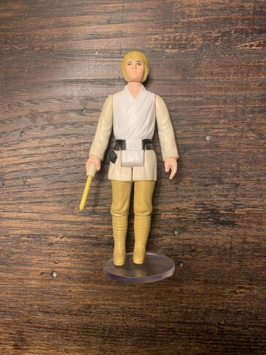 Vintage Luke Skywalker Brown Olive Oil Hair Figure Farm Boy 1977 Star Wars