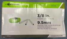 Stinger StaplePac 3/8 in Plastic Wide Crown Caps and Galvanized Staples QTY 2016