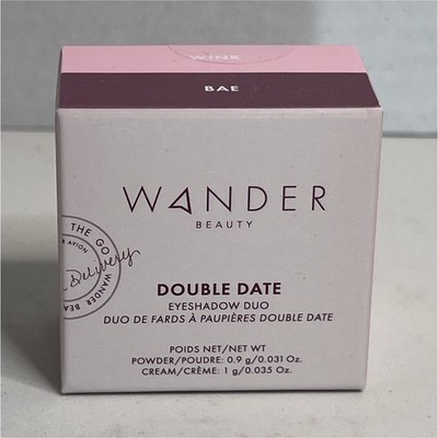Wander Beauty Double Date Wink/Bae Duo Satin-Shimmer Cream & Powder Eyeshadow