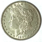 1897 $1 Morgan Silver One Dollar US Coin Philadelphia AU