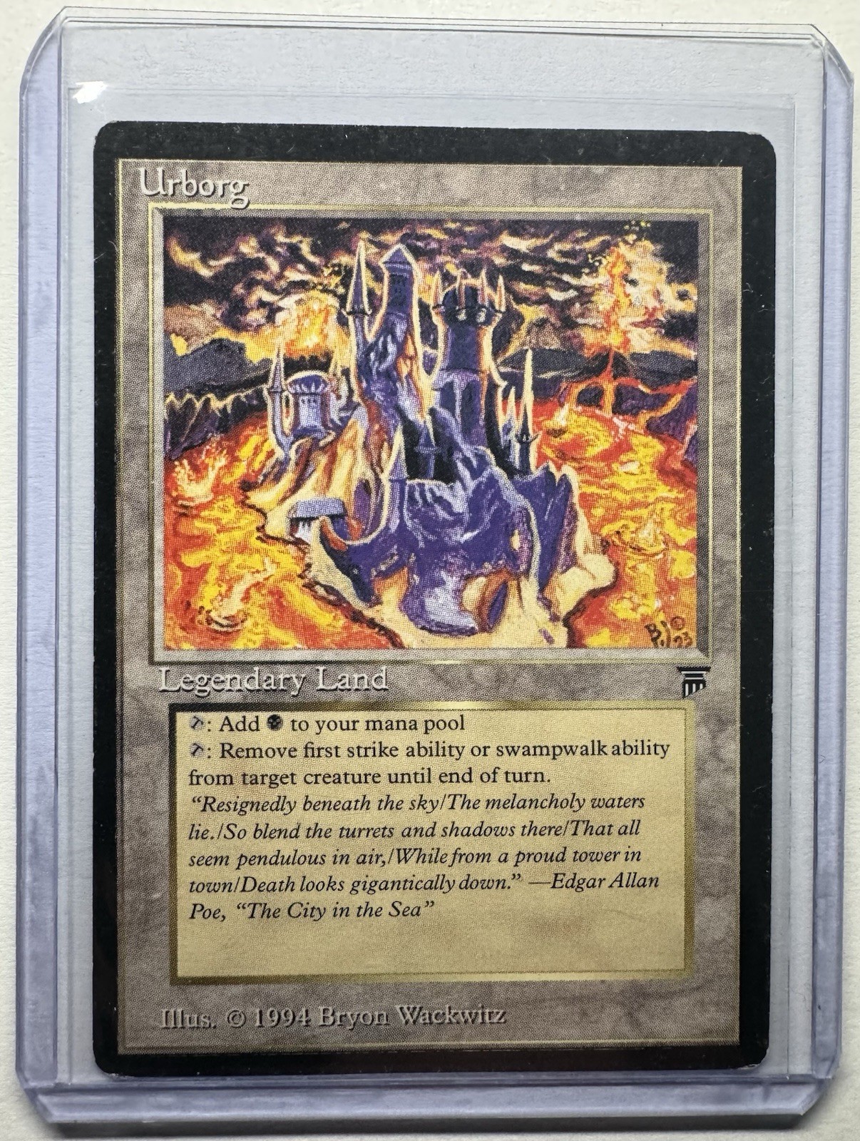 Rare Urborg MTG Card Condition LP Legends Magic Gathering Land