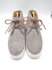 Zapatos Lacoste Para Hombre Talla 11 Gris Gamuza Chukka Con Cordones Informales Tenis Crotón