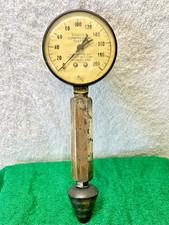Vintage Schauer Compression Tester U.S. Gauge 0-200 PSI ~ASJ124 1850 ASHCROFT
