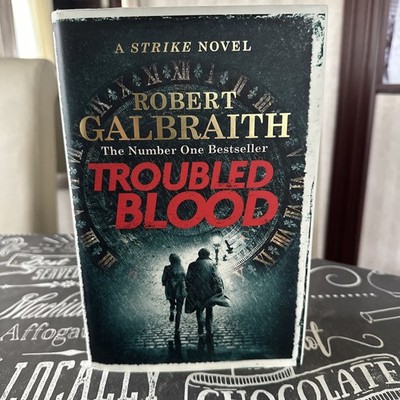 Robert Galbraith Troubled Blood book Hard Back A STRIKE NOVEL by JK ROWLING