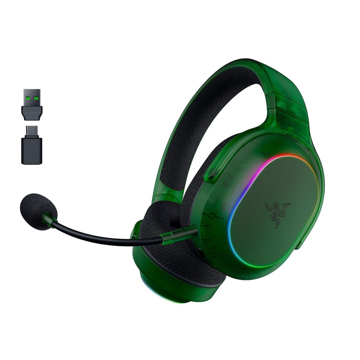 Razer Barracuda X Chroma Phantom Green美品 RAZER Barracuda X Chroma - Phantom Green Edition Gaming-Headset