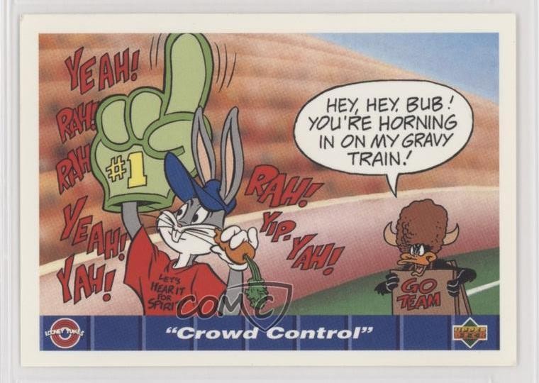1992 Comic Ball IV Bugs Bunny Daffy Duck Lady Talisa Crowd Control #102 0f6