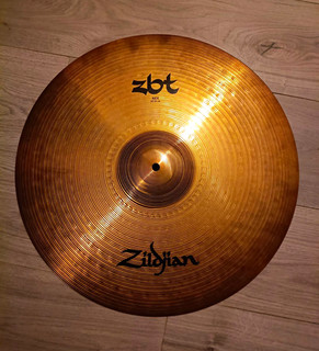 Zildjian ZBT 20 in Ride Cymbal Bronze 1 Piece Model ZBT ZBT20R
