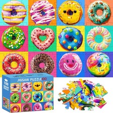 100 Pieces Puzzles for Kids Ages 4-8  Delicious 15 inches by 10